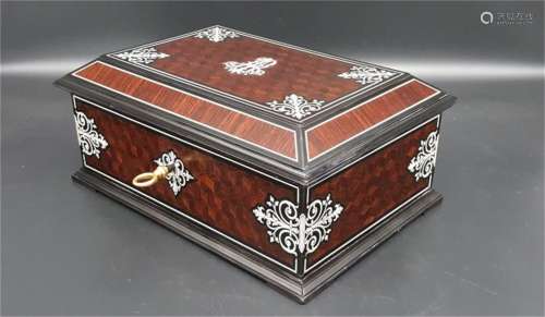 A French Carved Hardwood Box