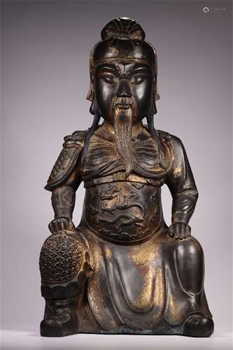 A Chinese Bronze Figure of Buddha