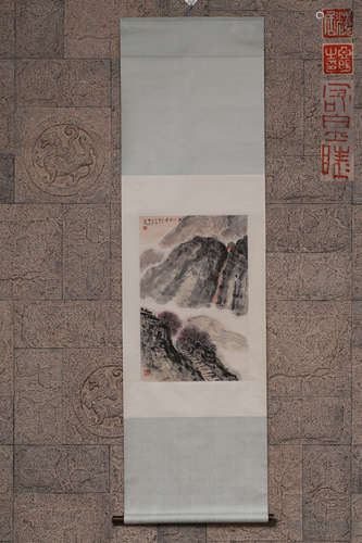 A LANDSCAPE PATTERN PAINTING BY YAMING