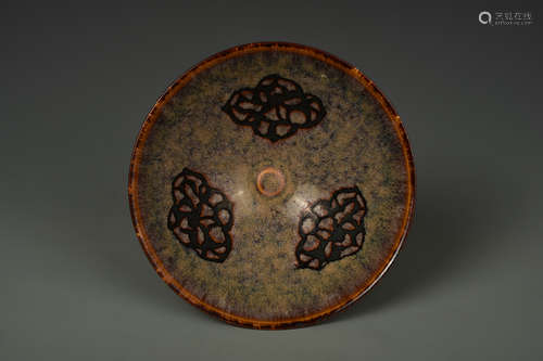 A JIZHOU TURTOISE GLAZED BOWL SONG DYNASTY