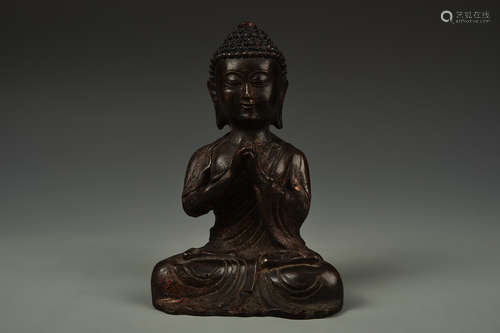 A BRONZE FIGURE STATUES MING DYNASTY