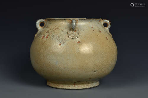 A COFE-AU-LAIT JAR MING DYNASTY