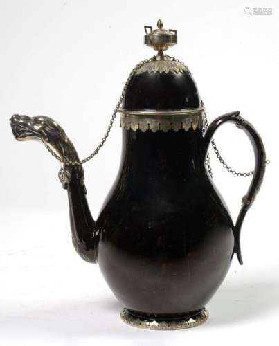 Large coffee pot in the Louis XVI style in black N…