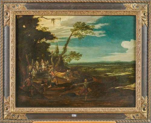 VAN DE VELDE Esaias (circa 1590 1630). Entourage d…