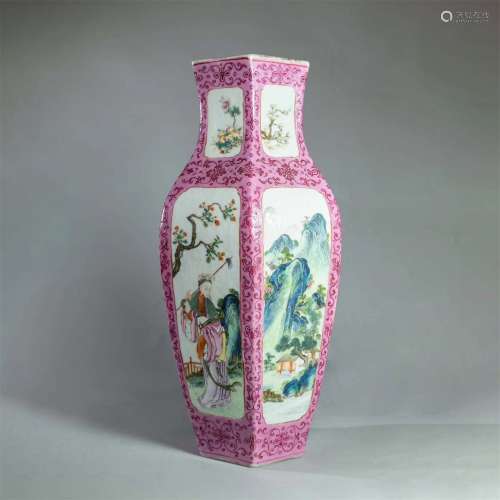 Qianlong pastel bottle