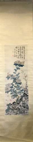 A Chinese flower painting