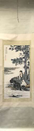 A Chinese figure landscape painting