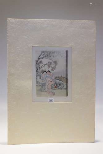 A Chinese figure painting