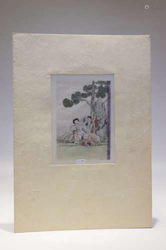 A Chinese figure painting