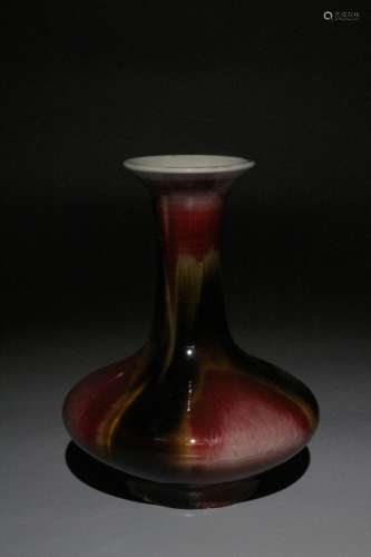 Kiln change glazed water chestnut vase