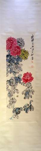 A picture of Chinese hundred flowers