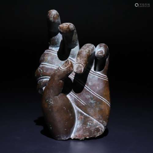 Bronze Buddha hand