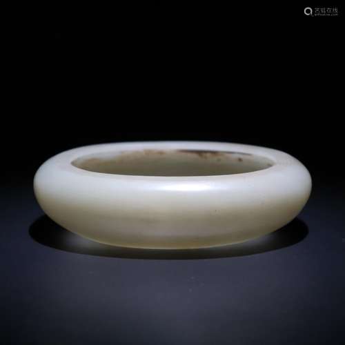 Hetian jade white jade pen wash