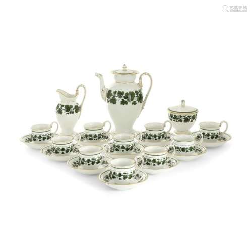 MEISSEN, COFFEE SERVICE PARTY IN PORCELAIN, FIRST …