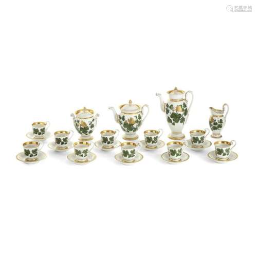 MEISSEN, PORCELAIN COFFEE AND TEA SERVICE PARTY, F…