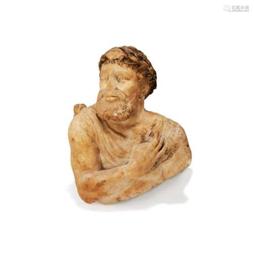 ITALIAN SCHOOL OF XVIIe SIÈCLEBuste emperorBust in…