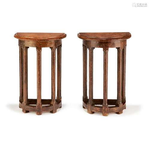 PAIR OF SINGING TABOURETS, EASTERN FRANCE, XVIIe S…