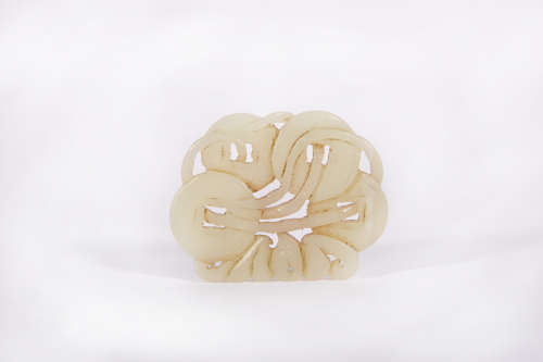 A White Jade Pendant Qing Dynasty