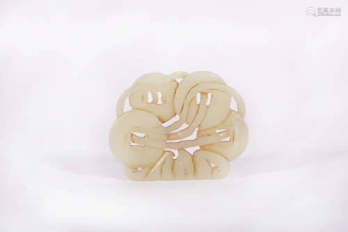 A White Jade Pendant Qing Dynasty