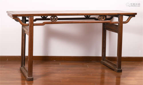 A CHINESE HARDWOOD TIAOAN TABLE
