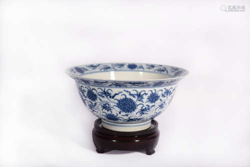 A Blue and White Bowl Kangxi Period