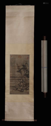 A QIANLONG VERTICAL AXIS PAINTING
