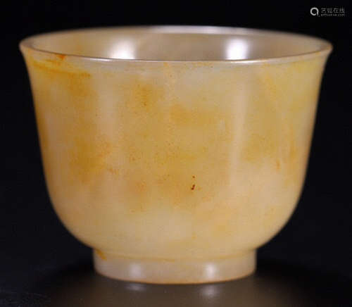 A HETIAN JADE CARVED CUP