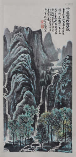 CHINESE INK AND COLOR PAINTING OF LI KERAN