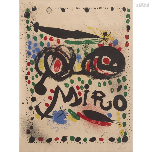 Joan Miró (Spanish, 1893–1983), , Joan Miró …