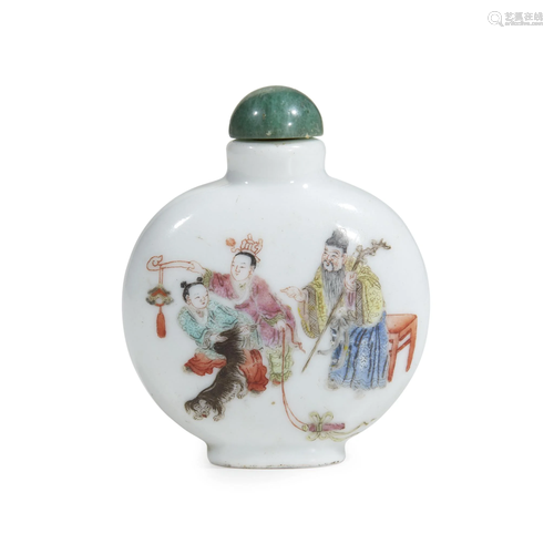 A Chinese famille rose-decorated porcelain s…