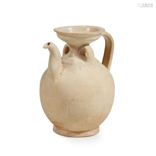 Chinese white ware ewer, Tang dynasty/Five D…