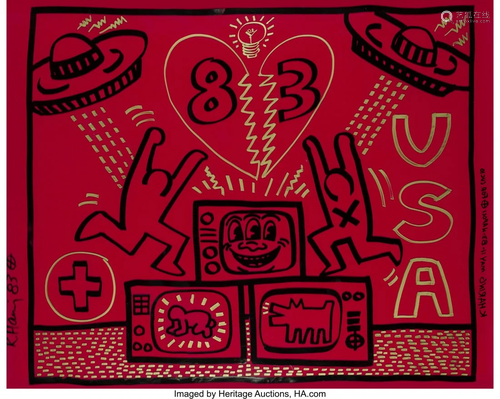 77092: Keith Haring (1958-1990) Untitl…