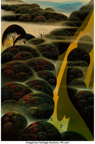 77052: Eyvind Earle (1916-2000) Arroyo,…