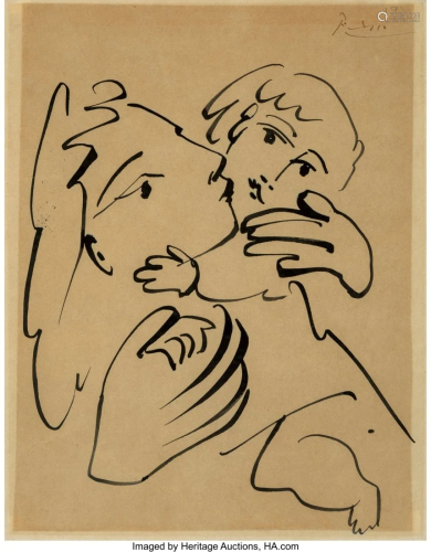 77009: Pablo Picasso (1881-1973) Mère…