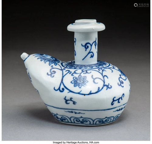 78205: A Chinese Blue and White Porcelain …