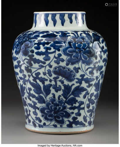 78094: A Chinese Blue and White Porcelain …