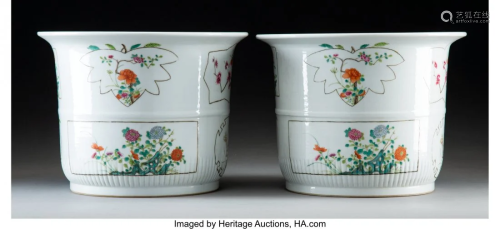 78214: A Pair of Chinese Enameled Porcelai…