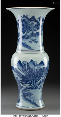 78107: A Chinese Blue and White Porcelain …