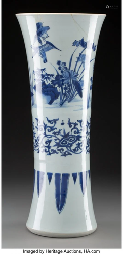 78108: A Chinese Blue and White Porcelain …