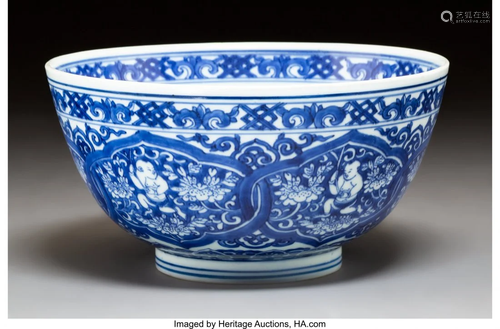 78114: A Chinese Blue and White Porcelain …