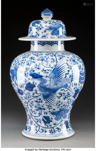 78117: A Chinese Blue and White Porcelain …