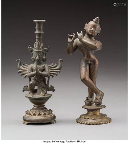 78599: An Indian Bronze Garuda with an In…