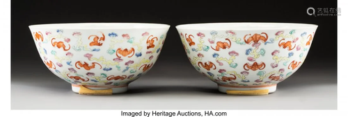 78187: A Pair of Chinese Enameled Porcelai…