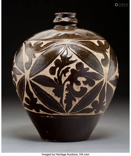 78156: A Chinese Carved Ovoid Bottle, Nort…