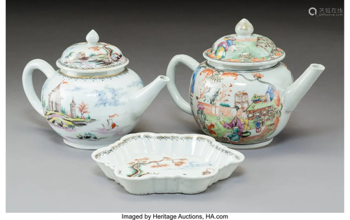 78308: Two Chinese Export Porcelain T…