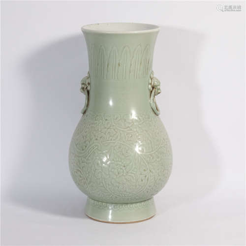 A Celadon Glaze Vase Kangxi Period Qing Dynasty