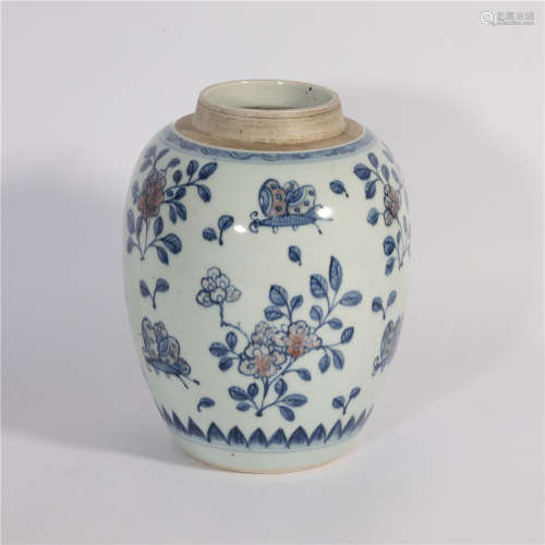Blue and White Jar Kangxi Period Qing Dynasty