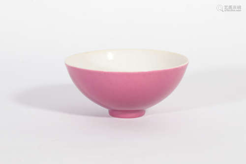 A Pink Enamel Bowl Yongzheng Period
