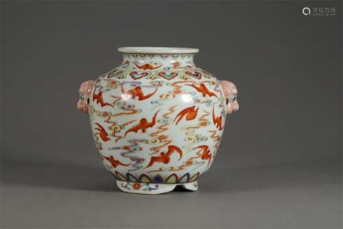 A Chinese Doucai Porcelain Jar