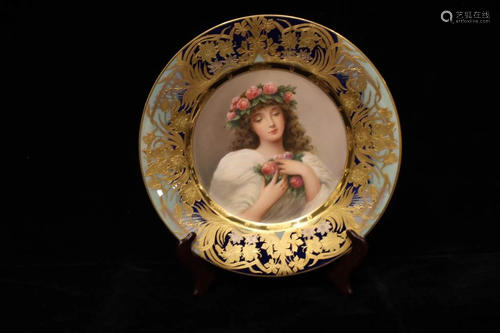 Royal Vienna Porcelain Plate